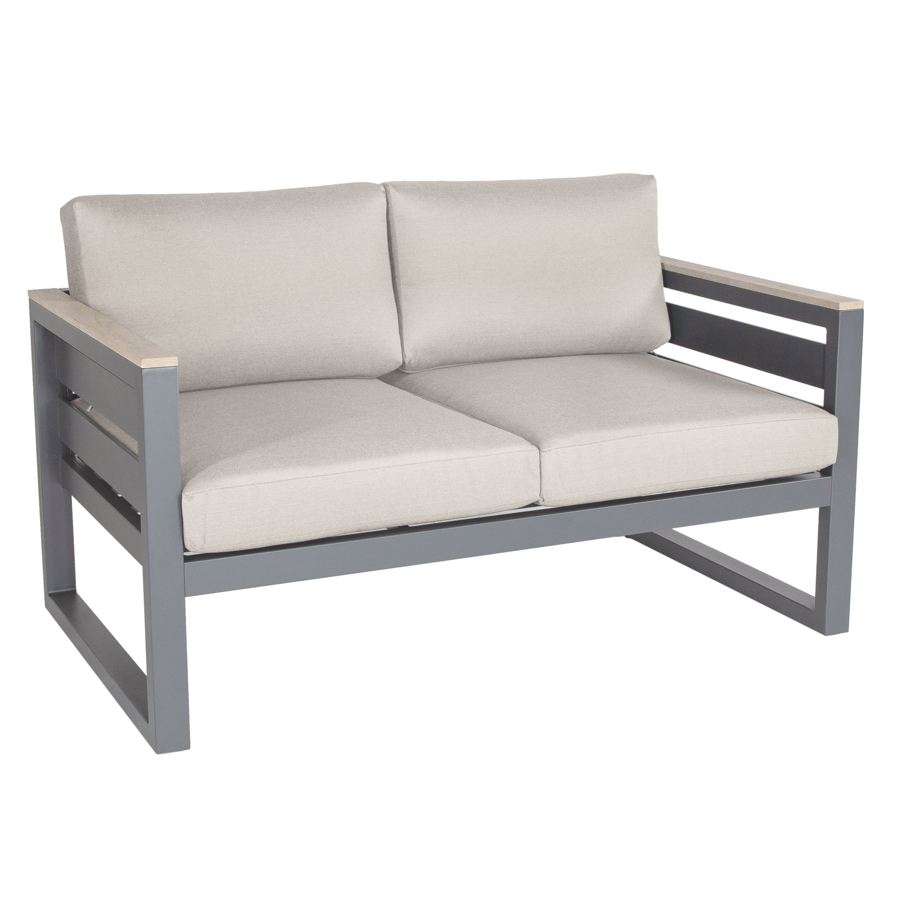 Elba Comfort Lounge Set With Teak Accents