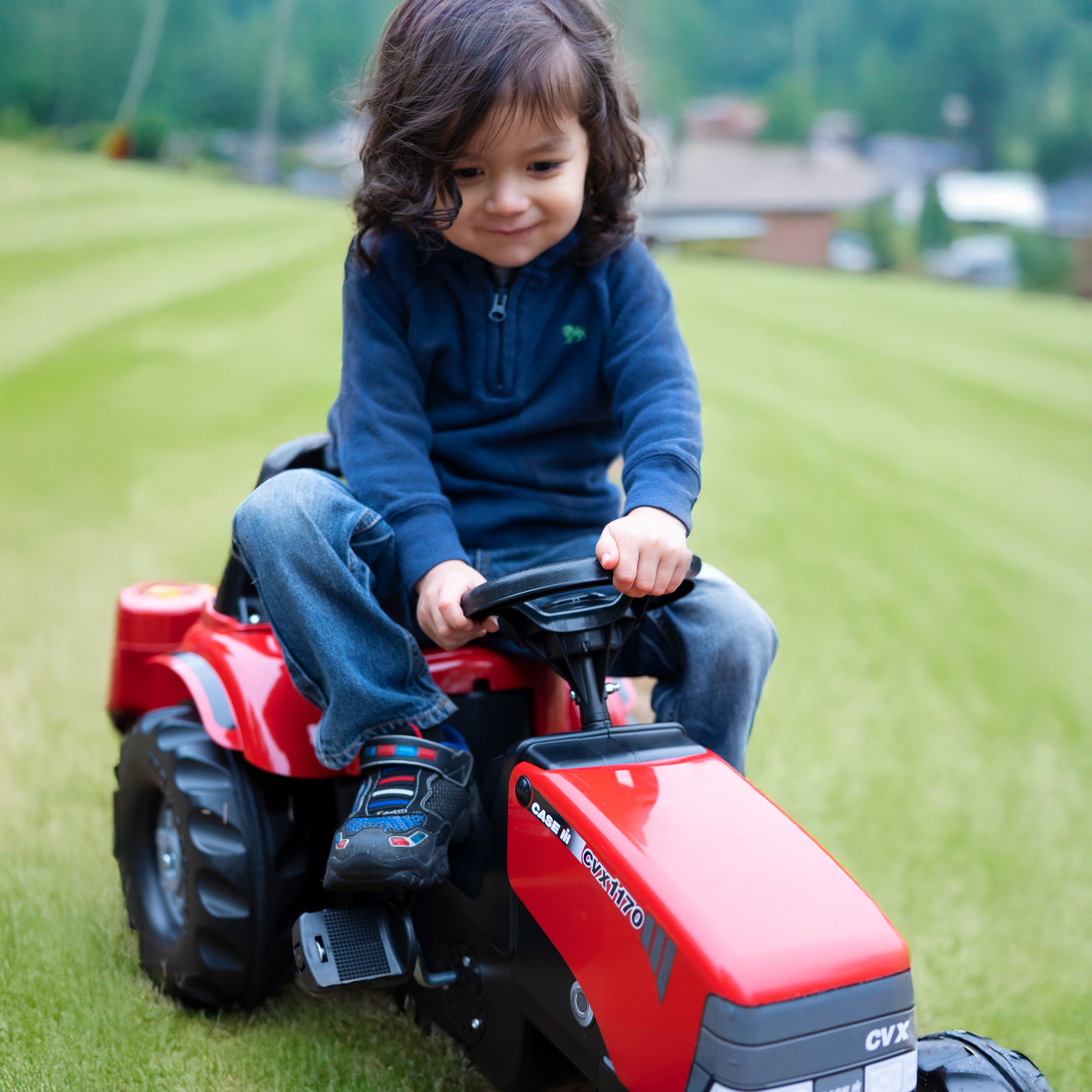 Case IH Tractor With Trailer