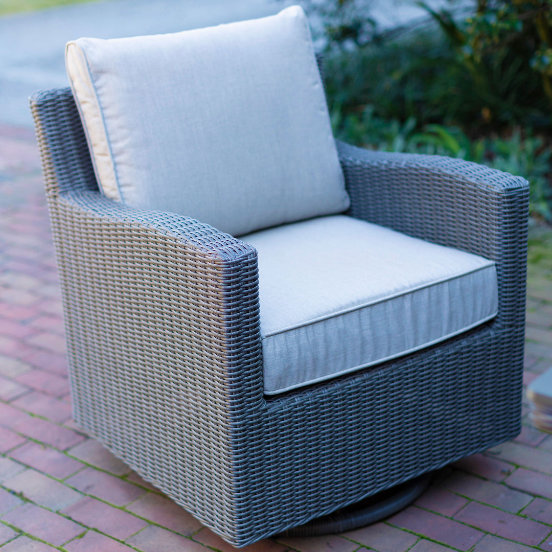 Palma Modular Wicker Corner Set with Swivel Glider – KETTLER USA